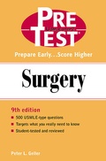 Cover: Surgery: PreTest Self-Assessment and Review - McGraw-Hill Education / Medical