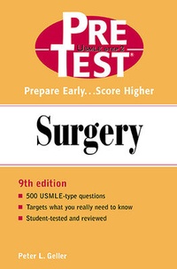 Enlarge image Cover: Surgery: PreTest Self-Assessment and Review - McGraw-Hill Education / Medical