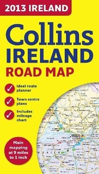 Abbildung von: 2013 Collins Map of Ireland - Collins