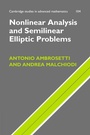 Cover: Nonlinear Analysis and Semilinear Elliptic Problems - Cambridge University Press