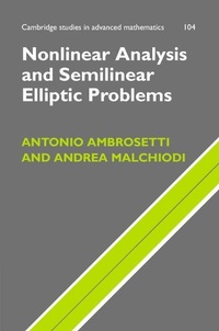 Enlarge image Cover: Nonlinear Analysis and Semilinear Elliptic Problems - Cambridge University Press