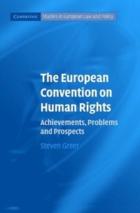 Enlarge image Cover: The European Convention on Human Rights - Cambridge University Press