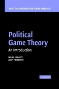 Cover: Political Game Theory - Cambridge University Press