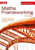Cover: KS3 Maths Homework Book 3 - Collins Educational