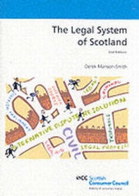 Enlarge image Cover: The Legal System of Scotland - TSO
