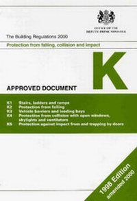 Bild: Building Regulations, 1991: Protection from Falling, Collision and Impact; 1998 Edition (incorporating 2000 Amendments) Pt. K - Stationery Office Books
