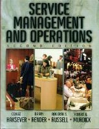 Enlarge image Cover: Service Management and Operations - Pearson