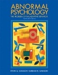 Cover: Abnormal Psychology - Pearson