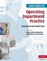Enlarge image Cover: Core Topics in Operating Department Practice - Cambridge University Press