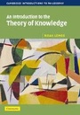 Cover: An Introduction to the Theory of Knowledge - Cambridge University Press