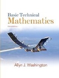 Cover: Basic Technical Mathematics - Pearson