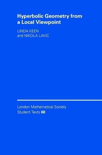 Abbildung von: Hyperbolic Geometry from a Local Viewpoint - Cambridge University Press