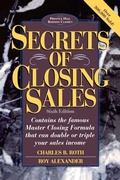 Cover: Secrets of Closing Sales - Prentice Hall
