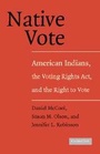 Cover: Native Vote - Cambridge University Press