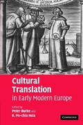Cover: Cultural Translation in Early Modern Europe - Cambridge University Press