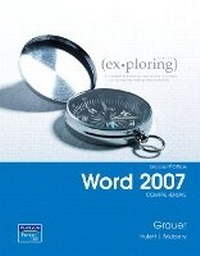 Enlarge image Cover: Exploring Microsoft Office Word 2007, Comprehensive - Pearson