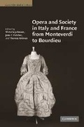 Cover: Opera and Society in Italy and France from Monteverdi to Bourdieu - Cambridge University Press