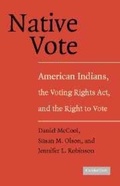 Cover: Native Vote - Cambridge University Press