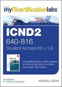 Abbildung von: CCNA ICND2 (640-816) v5.9 MyITCertificationlab -- Access Card - Cisco Press
