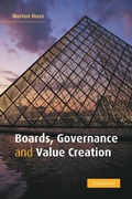 Cover: Boards, Governance and Value Creation - Cambridge University Press