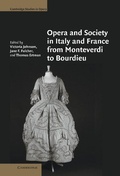 Cover: Opera and Society in Italy and France from Monteverdi to Bourdieu - Cambridge University Press