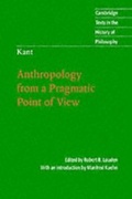 Cover: Kant: Anthropology from a Pragmatic Point of View - Cambridge University Press