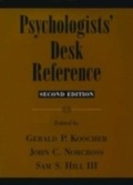 Cover: Psychologists' Desk Reference 2/e - Oxford University Press