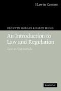 Cover: An Introduction to Law and Regulation - Cambridge University Press