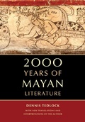 Cover: 2000 Years of Mayan Literature - University of California Press