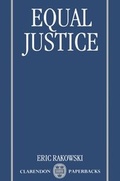 Cover: Equal Justice - Clarendon Press