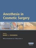 Cover: Anesthesia in Cosmetic Surgery - Cambridge University Press