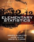 Cover: Elementary Statistics in Criminal Justice Research - Pearson