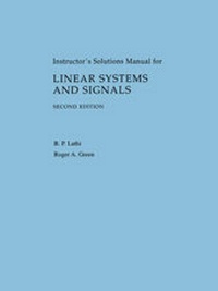 Enlarge image Cover: Solutions Manual for Linear Systems and Signals - Oxford University Press Inc