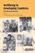 Cover: Wellbeing in Developing Countries - Cambridge University Press