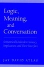 Cover: Logic, Meaning, and Conversation - OUP eBook
