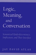 Cover: Logic, Meaning, and Conversation - OUP eBook