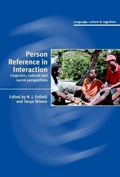 Cover: Person Reference in Interaction - Cambridge University Press