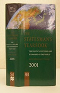 Cover: The Statesman's Yearbook 2001 - Palgrave Macmillan