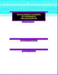 Abbildung von: Management Control in Non-profit Making Organizations - Irwin Professional Publishing