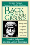 Cover: Back to the Rough Ground - University of Notre Dame Press
