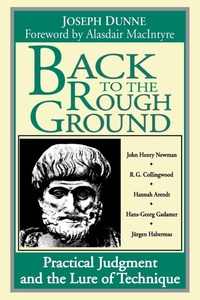Enlarge image Cover: Back to the Rough Ground - University of Notre Dame Press