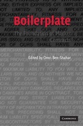 Cover: Boilerplate - Cambridge University Press