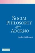 Cover: Social Philosophy after Adorno - Cambridge University Press