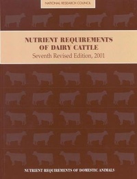 Abbildung von: Nutrient Requirements of Dairy Cattle 2001 - National Academies Press