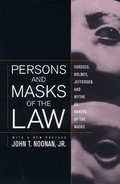 Cover: Persons and Masks of the Law - University of California Press