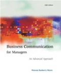 Cover: Business Communication for Managers - South-Western