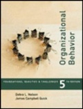 Cover: Organizational Behaviour Foundation Real Challenge Information - South-Western
