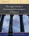 Cover: Legal, Ethical and International Environment of Business: With Infotrac - South-Western