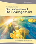 Cover: An Introduction to Derivatives and Risk Management - South-Western