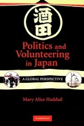 Cover: Politics and Volunteering in Japan - Cambridge University Press